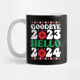 bye bye 2023 hello 2024 Mug